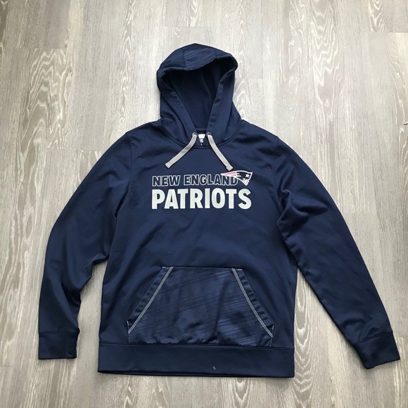 NFL Team Apparel New England Patriots Mens Pullover Hoodie Medium‎ - Picture 1 of 4